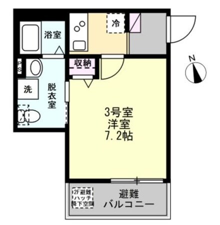 ベイルーム横須賀フローレンスの物件間取画像